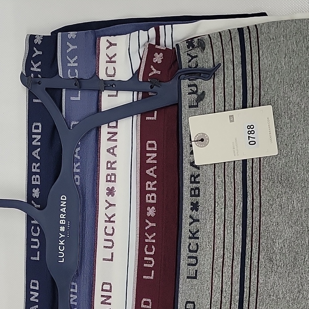 Lucky Brand Women's Boyshorts - Gray, Blue, Red - Picture 2 of 8